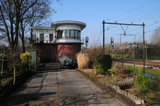 832583 Gezicht op het voormalige seinhuis Blauwkapel aan de Eykmanlaan te Utrecht.